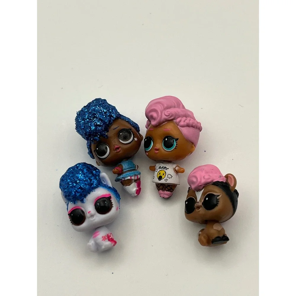 LOL Surprise Independent Queen Doll Pet Lot Blue Glitter Pink Hair MGA Figures